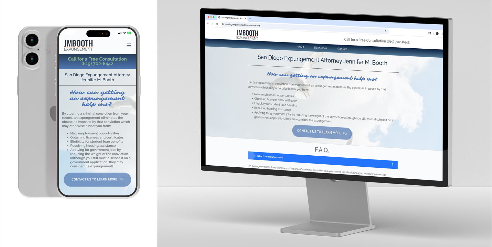 San Diego Expungement Attorneymobile and desktop site views