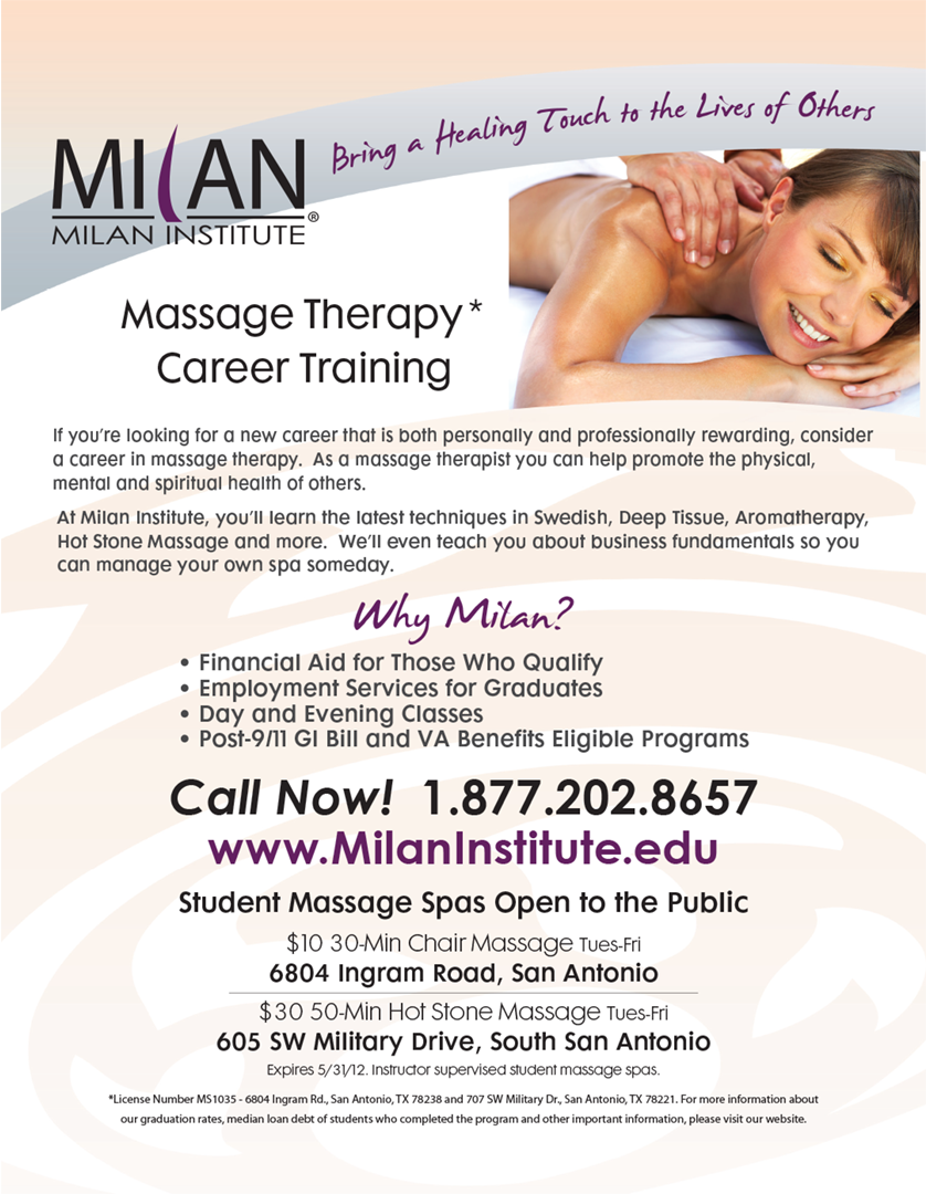 Massage Therapy Career Training | Milan Institute