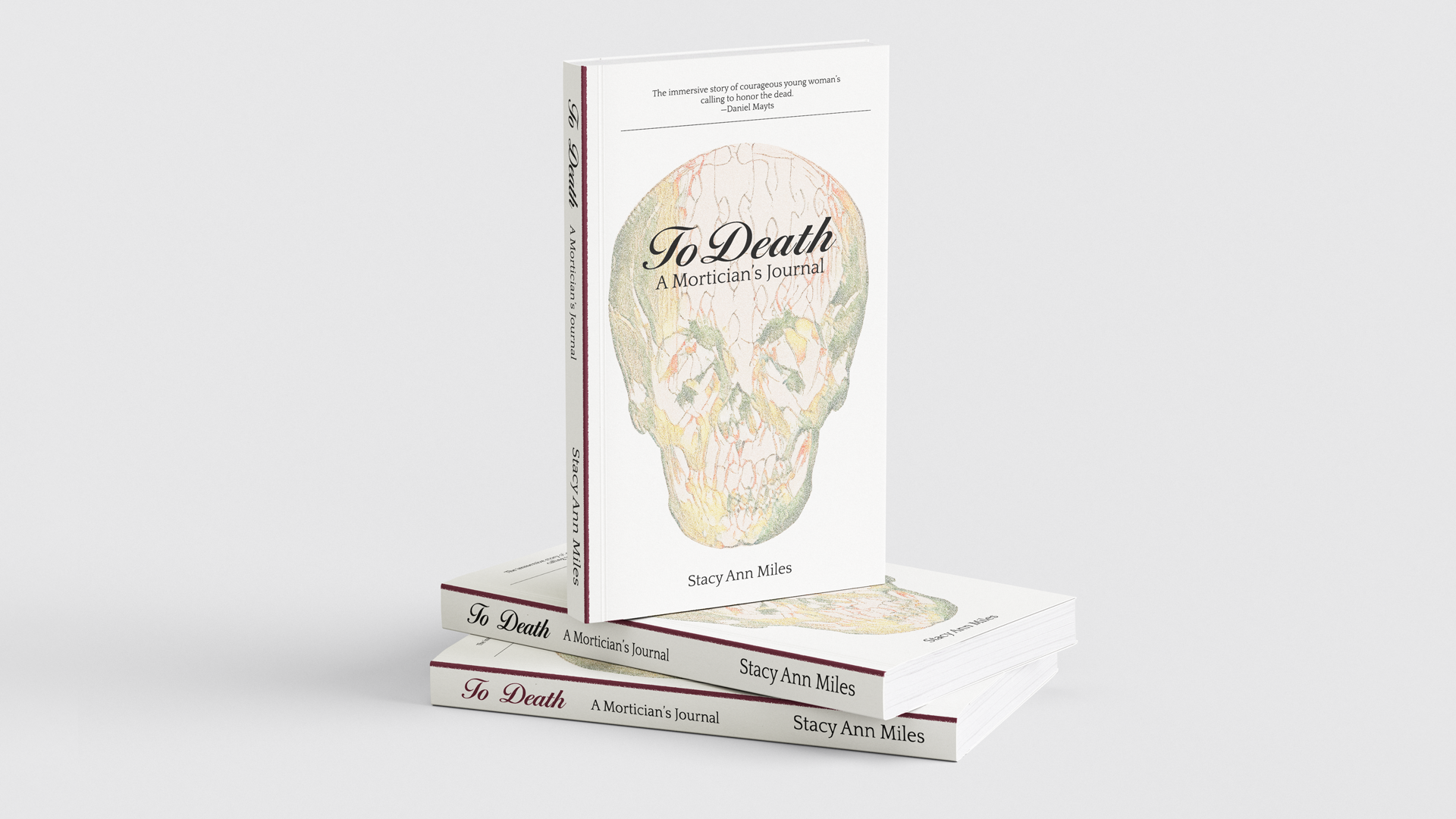 To Death, A Mortician's Journal | Book Design
